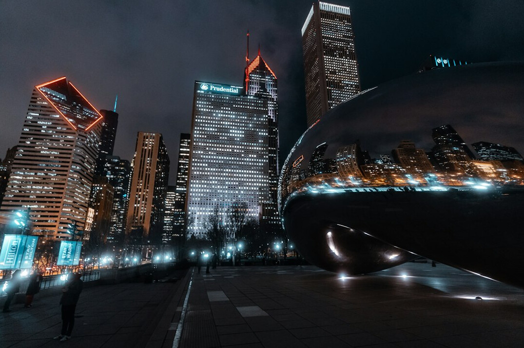 futuristic city with ai