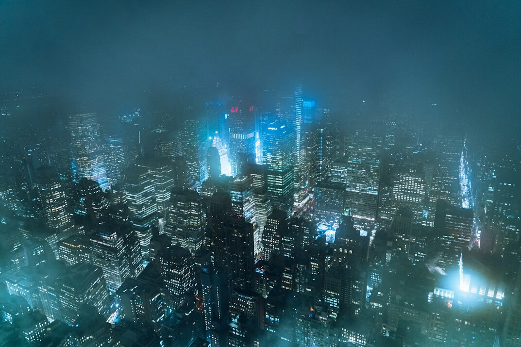 futuristic city ai